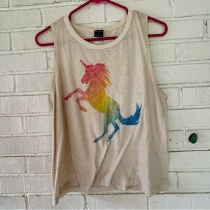 Rainbow Unicorn Tank Top